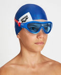 Arena Maschera Nuoto Junior The One Mask 004309 200 Blu-Rosso 6-12 Anni