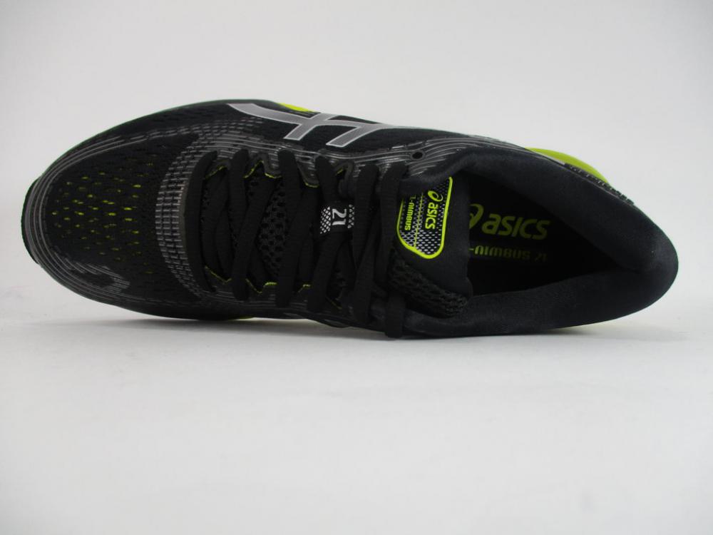 Asics GEL-Nimbus 21 1011A169-003 Scarpe Running Uomo Black Lemon - 4550214135631