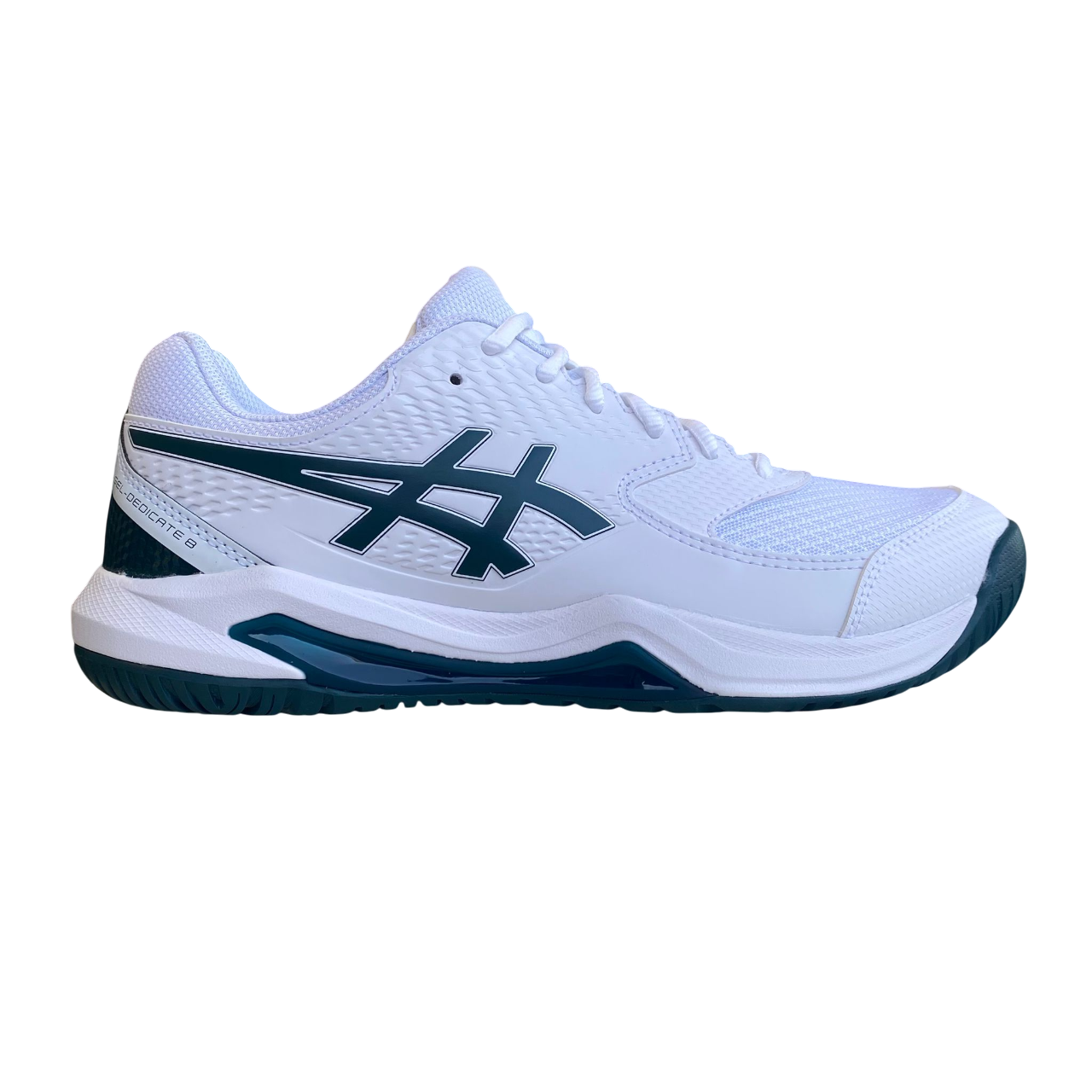 Asics Scarpa Tennis Gel Dedicate Uomo 1041A408-104 Bianco Verde Trusstic