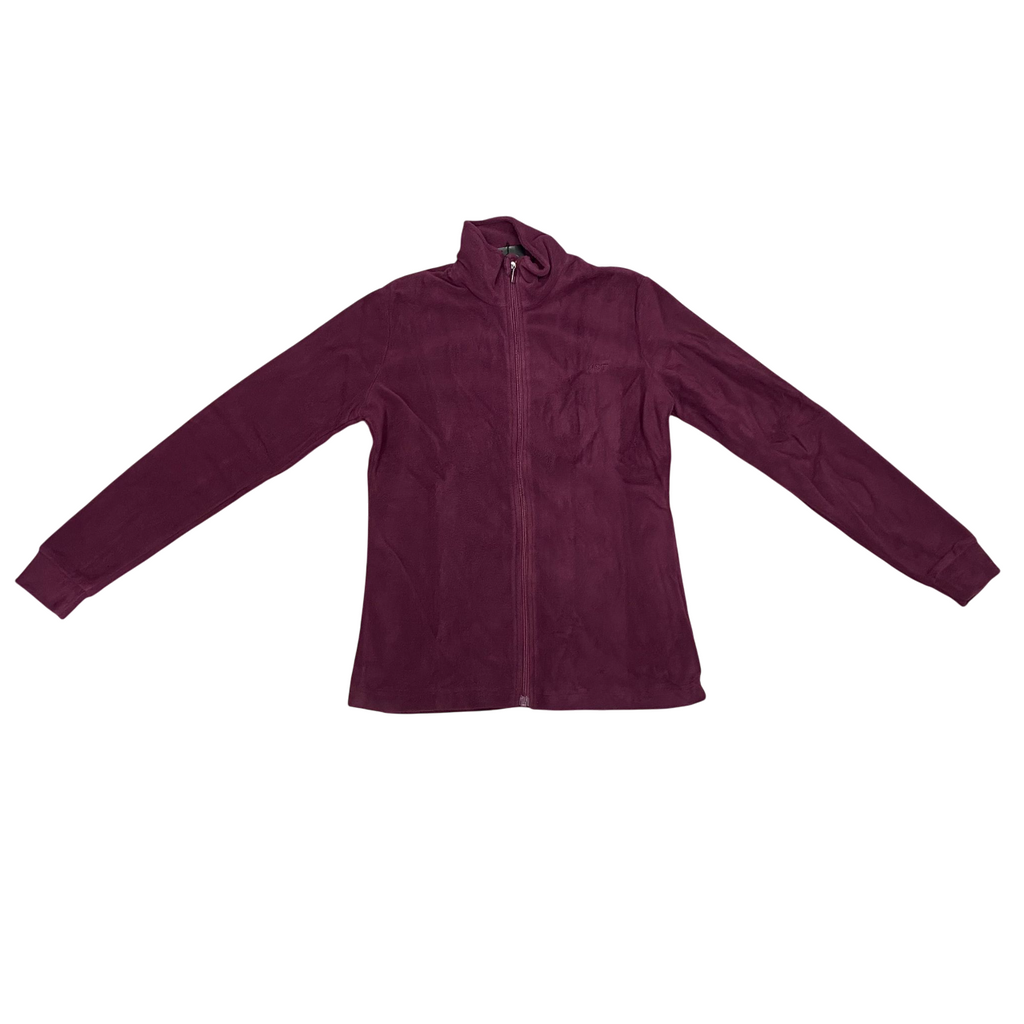 Astrolabio Maglia Micro Pile Donna AB6F-323 Viola | Zip intera calda leggera trekking sport