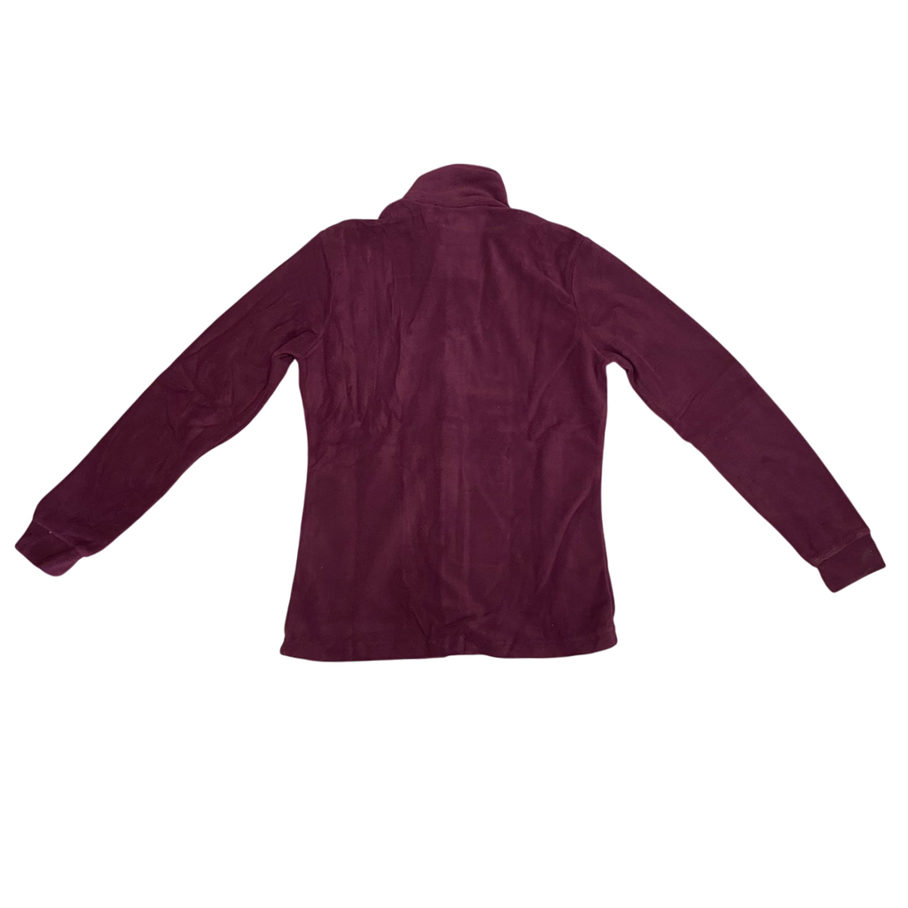 Astrolabio Maglia Micro Pile Donna AB6F-323 Viola | Zip intera calda leggera trekking sport
