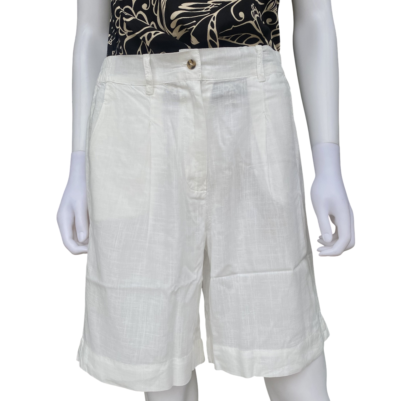 Astrolabio Pantaloncino Fresco Estivo Donna CA63 010 Bianco | Comfort Chic
