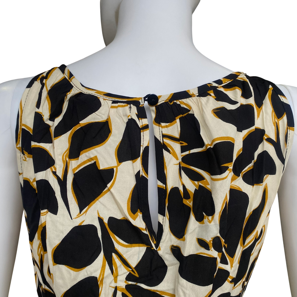 Astrolabio Vestito Smanicato Donna a Fantasia CA6F 500 Nero | Eleganza Estiva