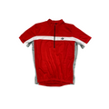 Astrolabio maglia da ciclista con mezza cerniera da uomo K14F rosso
