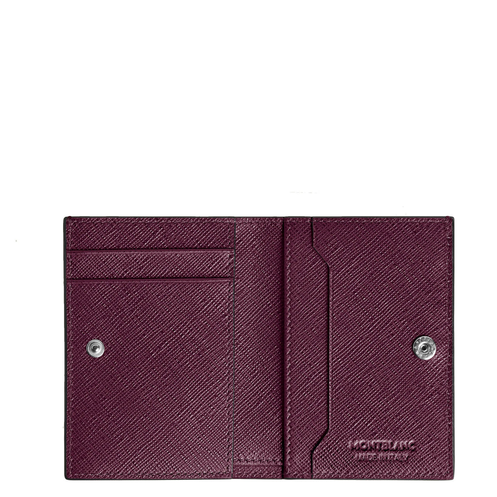 Montblanc portafoglio mini 4 scomparti Sartorial multi lime/cassis 199355