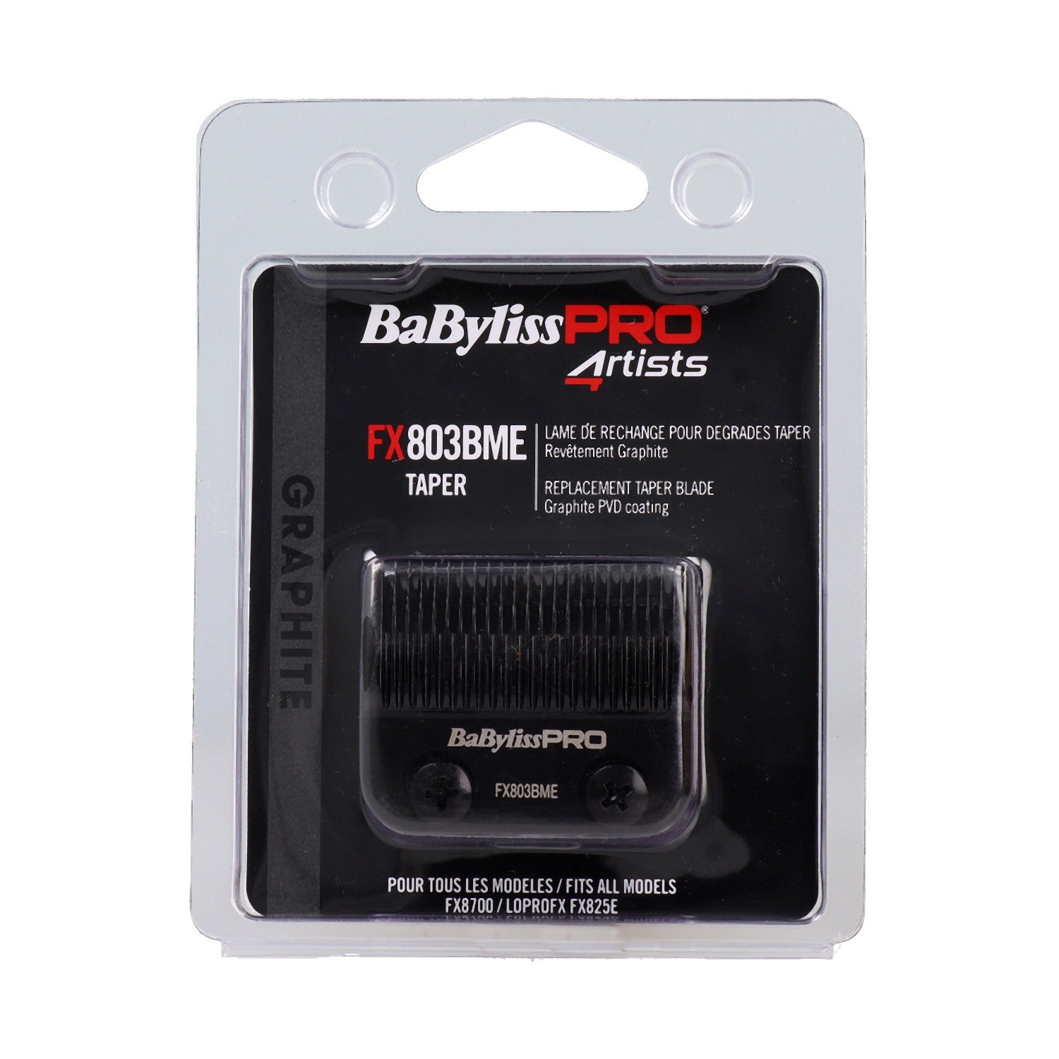 Babyliss Pro Artists Testina Di Ricambio Graphite Taper Per Clipper Cordless