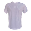 Bikkembergs maglietta manica corta da uomo con ricamo 1998 BMT0904 1000 bianco