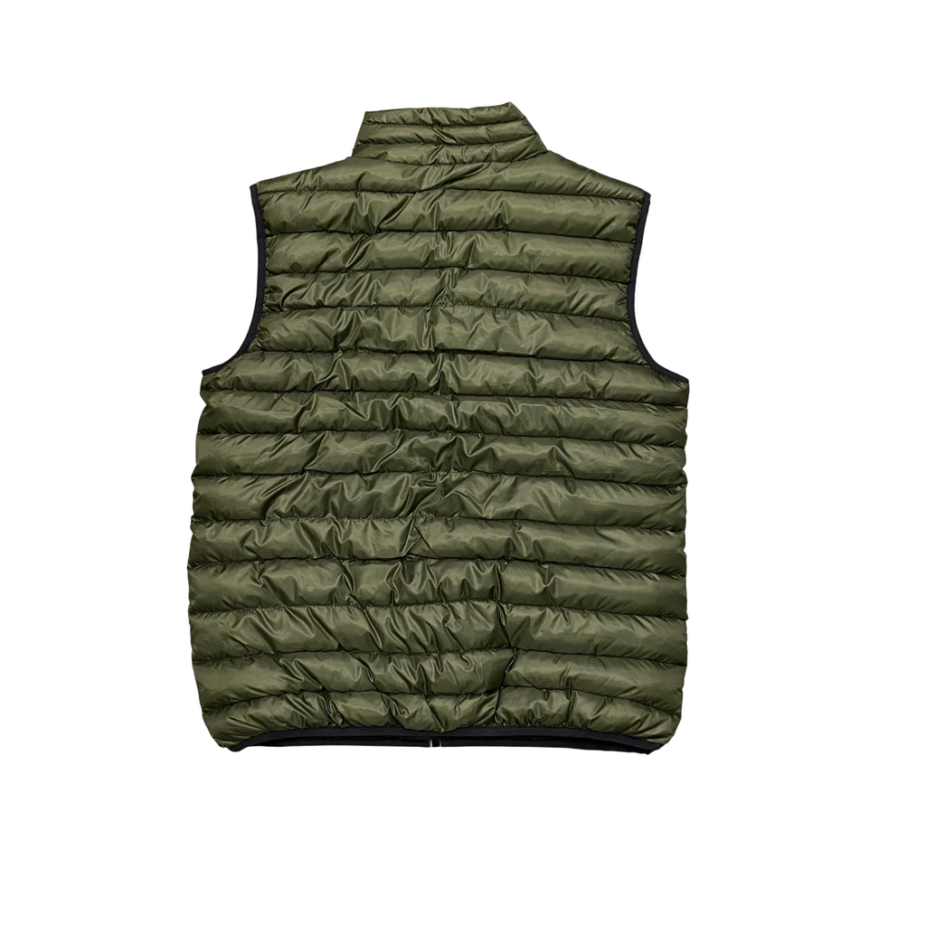Blend giubbino smanicato reversibile da uomo Bromsey 20718040 190515 verde-blu
