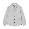 Boboli Camicia oxford manica lunga per ragazzo 737209 9174 grigio