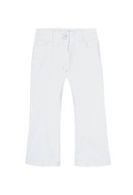 Boboli Pantalone a zampa elasticizzato  per ragazza 438016 1100 bianco
