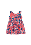 Boboli Vestito in raso da neonata stampa a fiori 238069-9407 rosa
