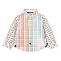 Boboli camicia popelin a quadri per infant e bambino 717331 9164 bianco