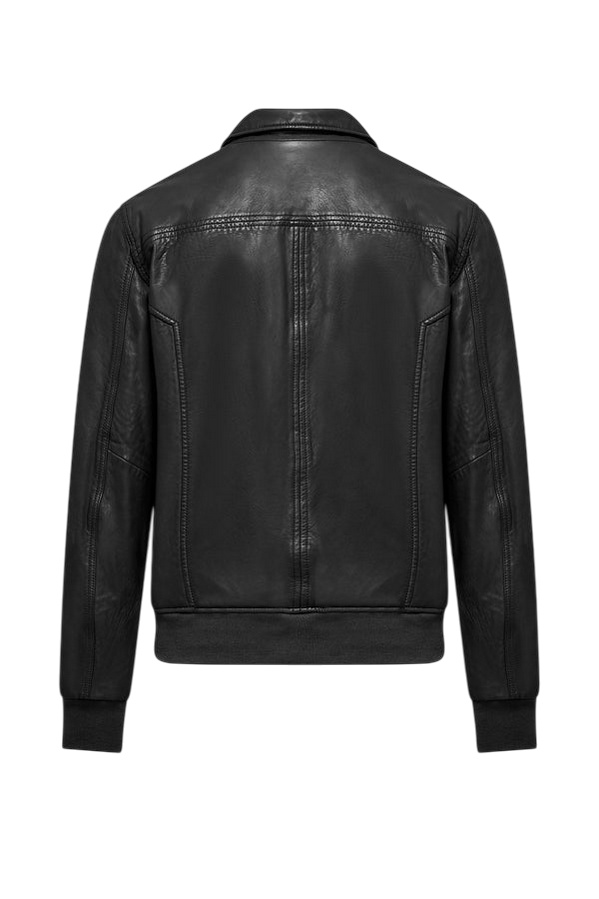 Bomboogie Giacca in Pelle CHEL JMCHELPLGW5 Nero – Stile Urban, Qualità Artigianale e Comfort Deciso