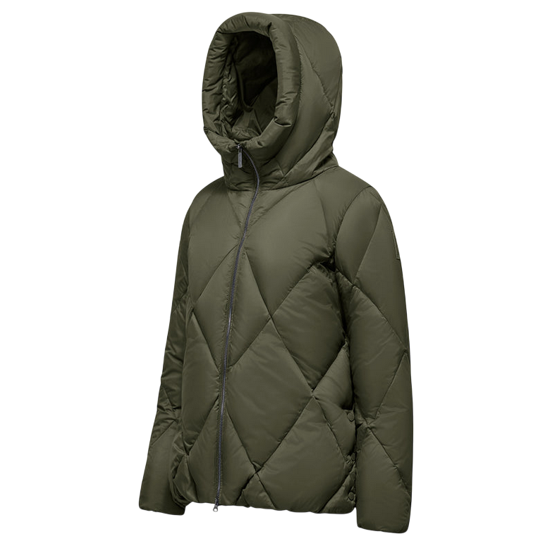 Bomboogie Piumino Donna Verde GW8639TMNW5 365 | Calore Naturale & Stile Romantico
