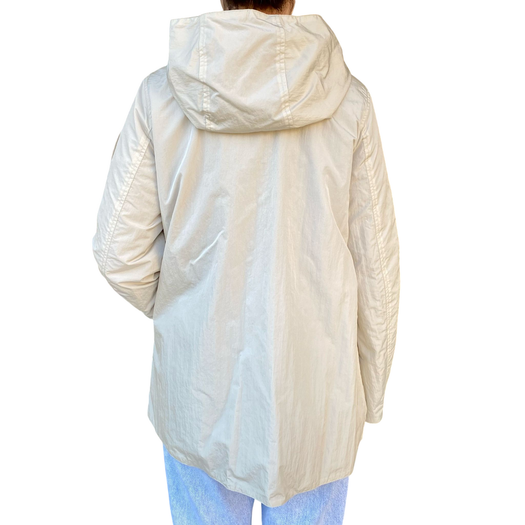 Bomboogie giubbino reversibile da donna con cappuccio GW8930TWRP5 015 gesso-grigio