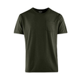 Bomboogie maglietta girocollo manica corta da uomo in cotone jersey fiammato TM7903TJSG5 verde palude