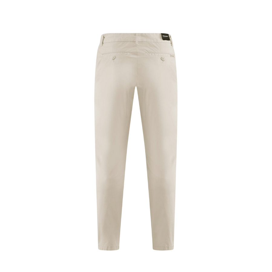 Bomboogie pantalone casual da uomo chino slim in popeline di cotone PMSPYTCG5 138 burro