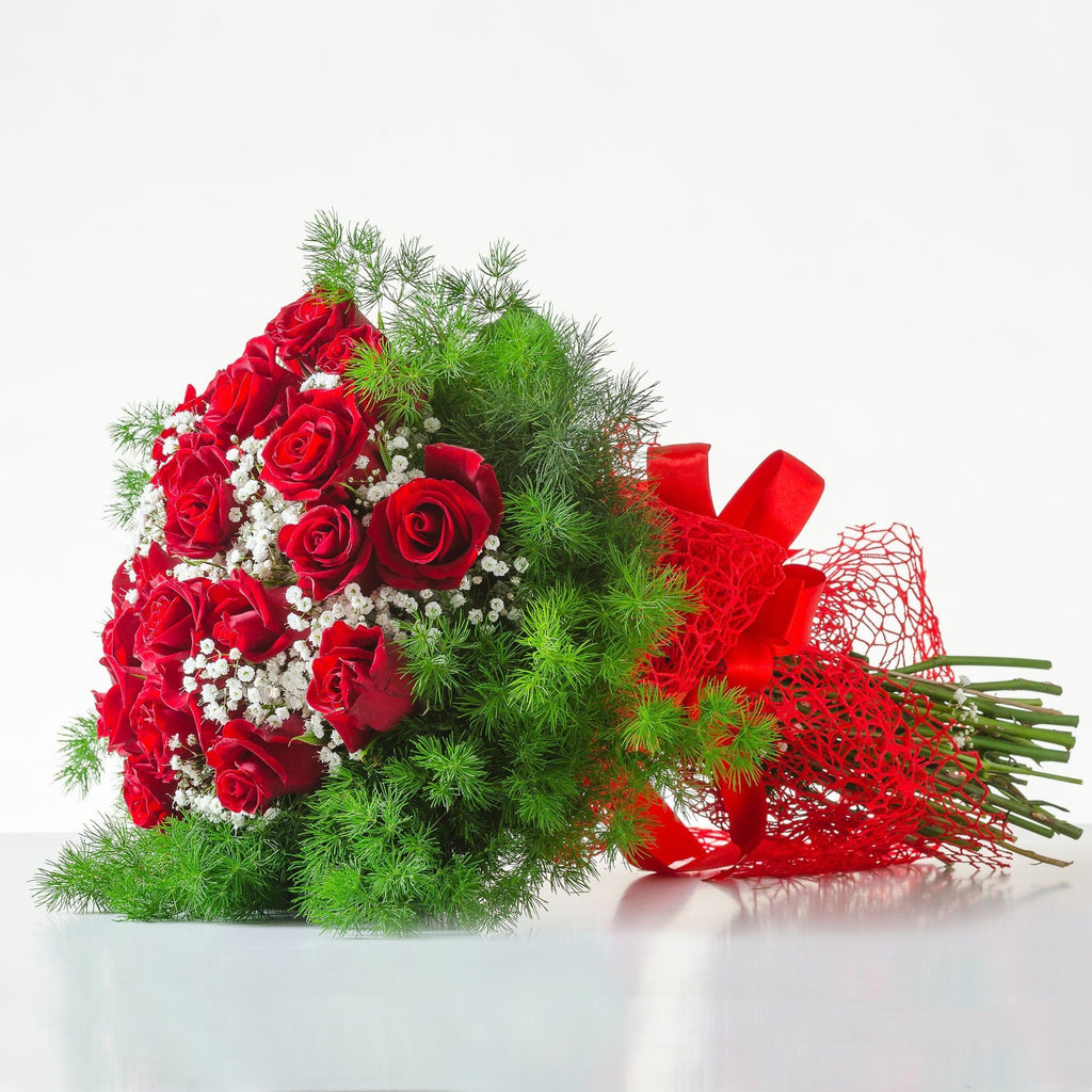 PASSIONE - Bouquet rose rosse