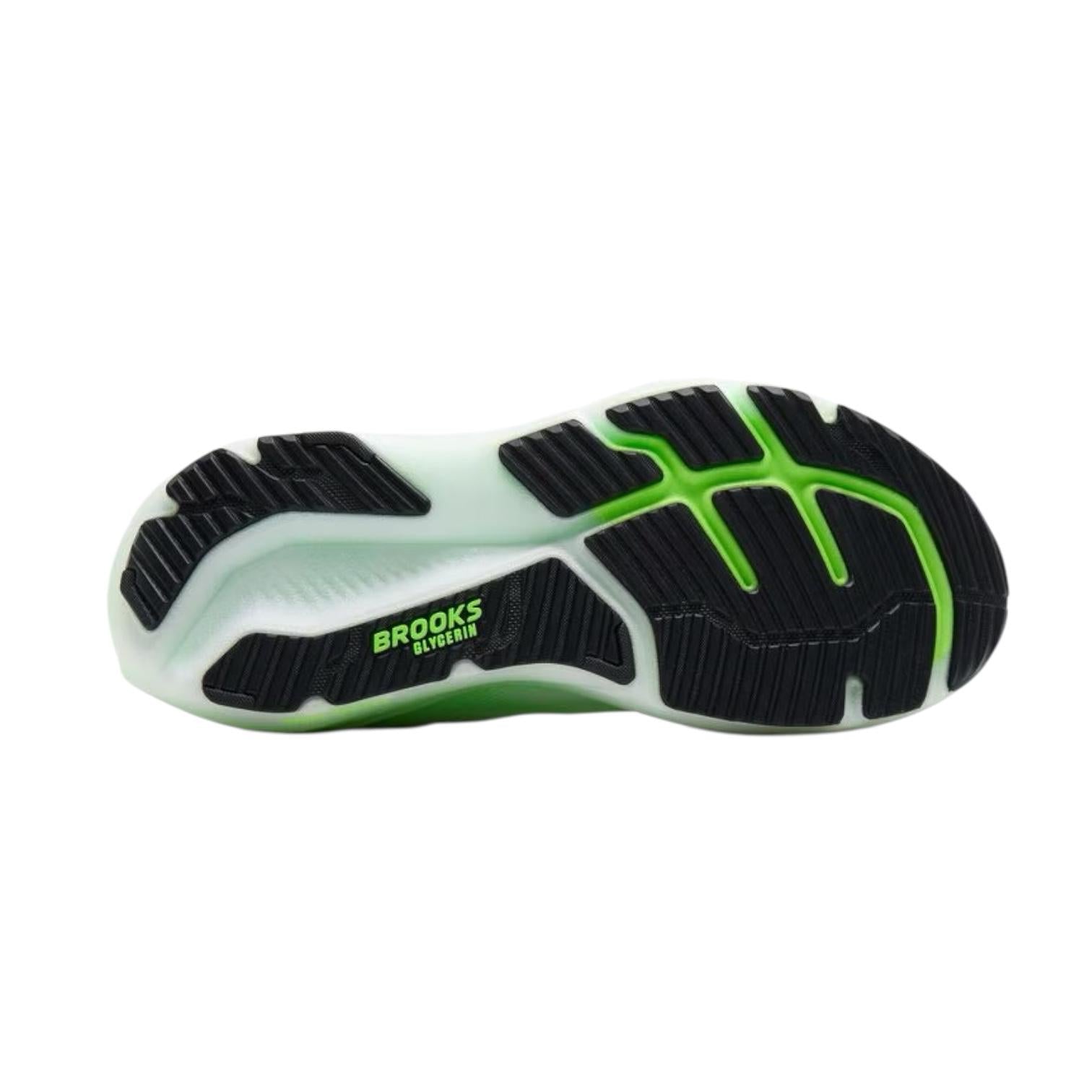 Brooks Scarpa Running Uomo Glycerin 23 Bianco Verde - 110476154
