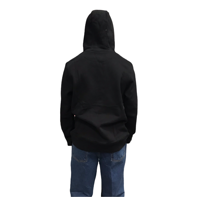 C1RCA felpa da uomo con cappuccio Flow MH0120 nero