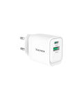 CARICATORE ADATTATORE UNIVERSALE TYPE-C - BIANCO [CC33-1C1A]