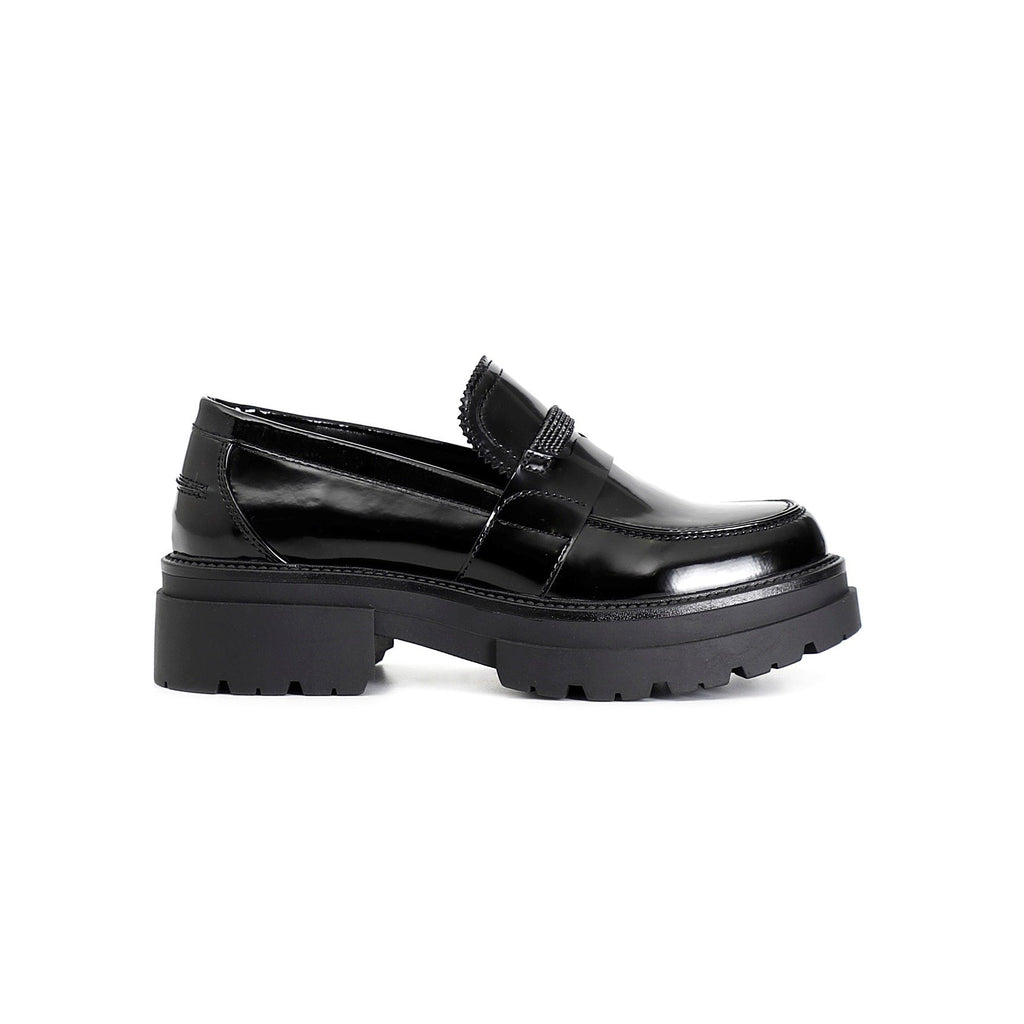 Cafènoir Mocassino EC9460 N001 Nero Strass Donna