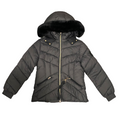 CafèNoir Piumino con cappuccio da donna avvitato c7JN0048 X004 espresso
