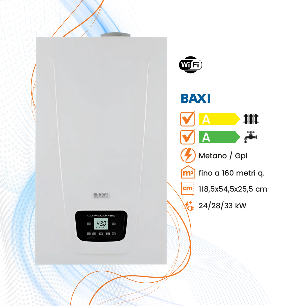 Caldaia Baxi Luna Duo-Tec E a Condensazione