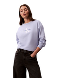 Calvin Klein Felpa Girocollo Donna LV047B234GTKF Casual Blue
