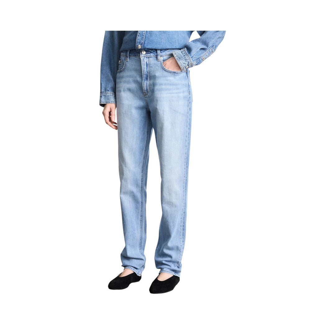 Calvin Klein Jeans Donna New Mom Panama LV047E787G3KQ Blu Chiaro