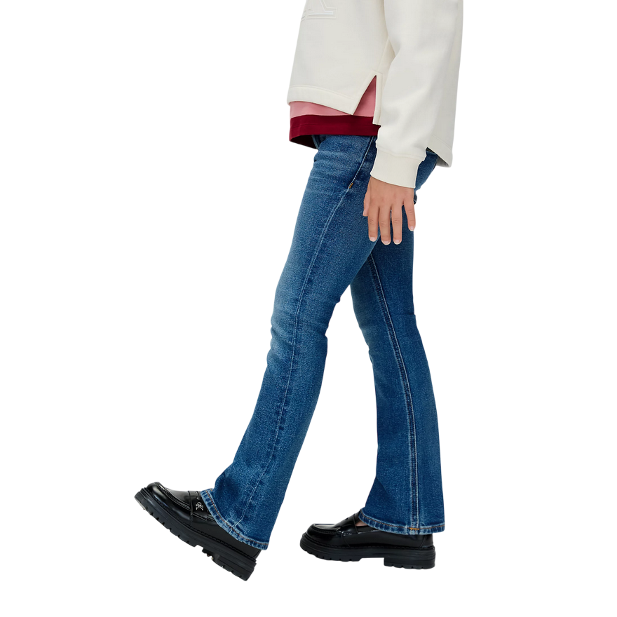 Calvin Klein Jeans Mid Rise Flared per Ragazza - Stile Flared a Vita Media