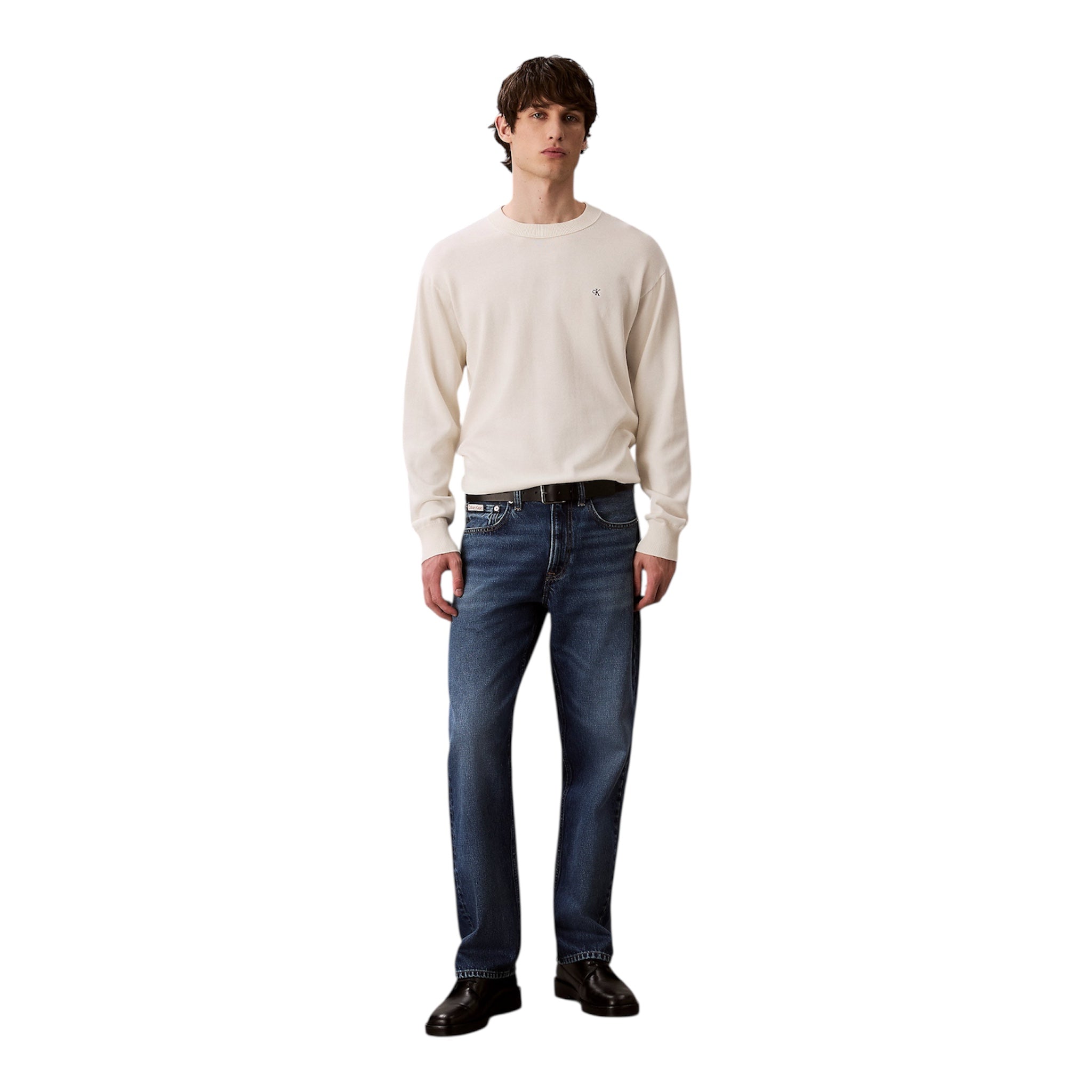 Calvin Klein Maglione Monogramma Uomo LV04RC309G Tofu