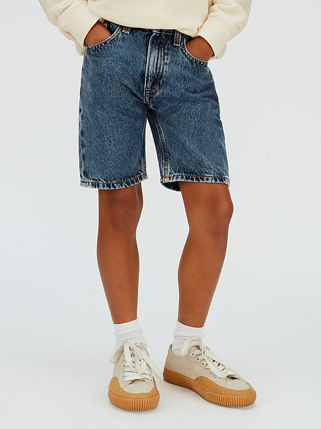 Calvin Klein Pantaloncini Jeans Junior LVCKSJC42B Blu Medio | 8-16 Anni