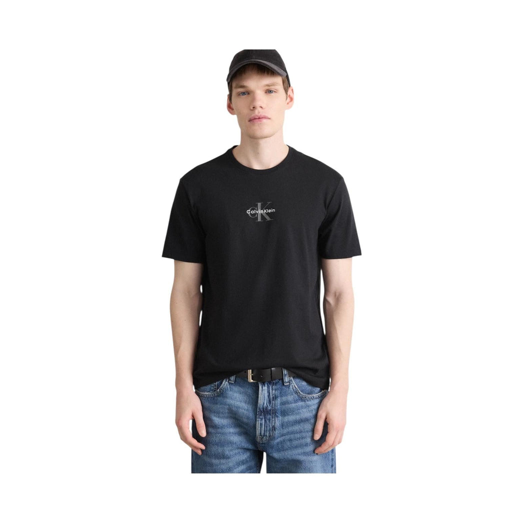 Calvin Klein T-Shirt Monogramma Uomo LV04RB866GUB1 Nero