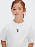 Calvin Klein T-Shirt Junior Boxy Fit Bianca LVCKSJA16G | 8-16 Anni