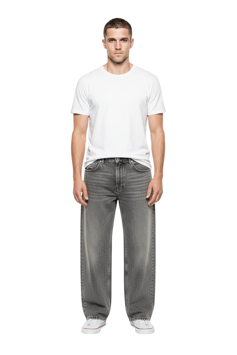 Calvin Klein Jeans Uomo LV04RRE726G Nero | Denim Slim Fit Stretch Streetwear