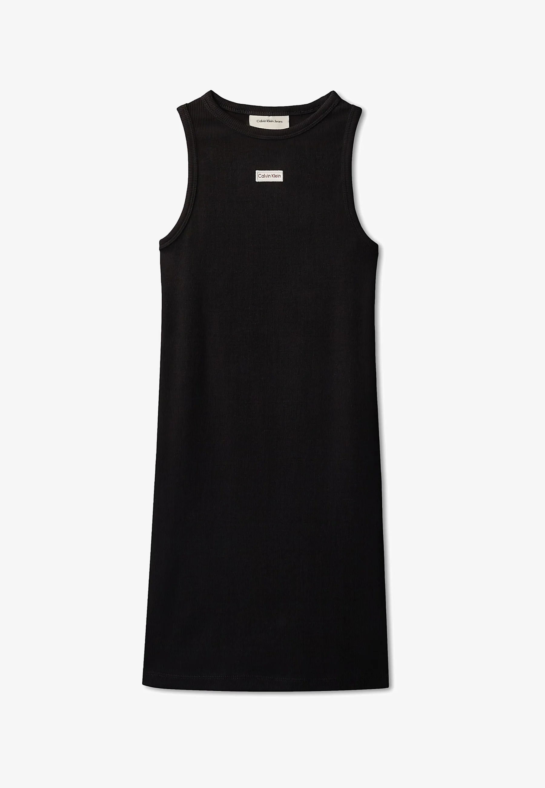 Calvin Klein Vestito Costine Ragazza Nero - LVCKSJK07G
