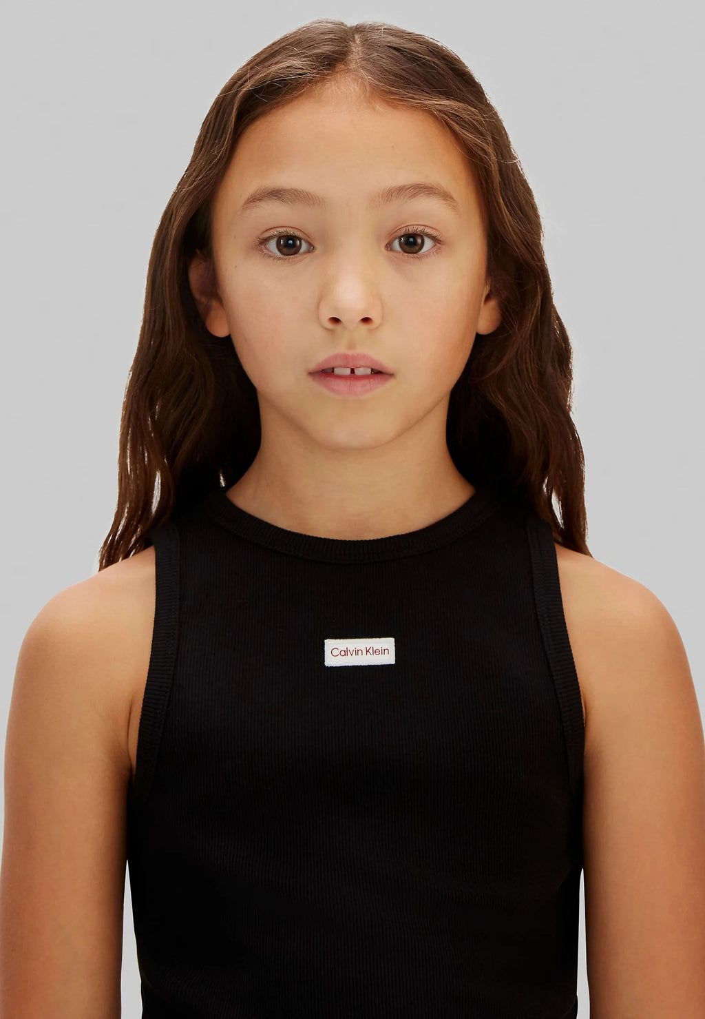 Calvin Klein Vestito Costine Ragazza Nero - LVCKSJK07G