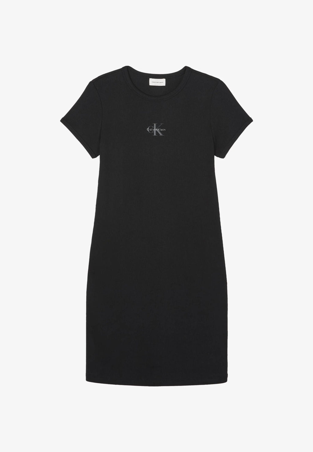 Calvin Klein Vestito Costine Logo Donna LV047F241G UB1 Nero