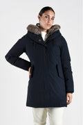 Piumino Donna Canadian Lanigan Tech Blu Navy - Pelliccia Eco Piuma d'Oca -15°C