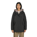 Canadian Parka Donna Lanigan Tech con Ecopelliccia - Nero