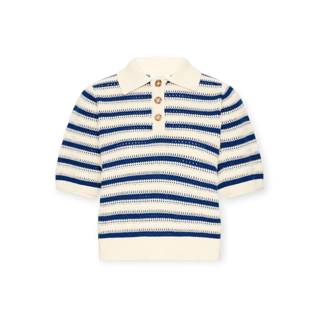 b.young BYMIKALA Pullover Polo donna 20818398 Medieval Blue