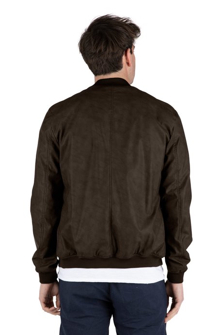 Censured Giacca Bomber da uomo in ecopelle JMLORD T FDUL 10 marrone