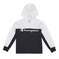 Champion Felpa con cappuccio da bambino 403947 bianco nero
