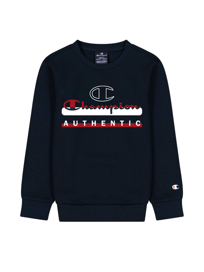 Champion Felpa Girocollo Junior Legacy 306513 BS501 Blu