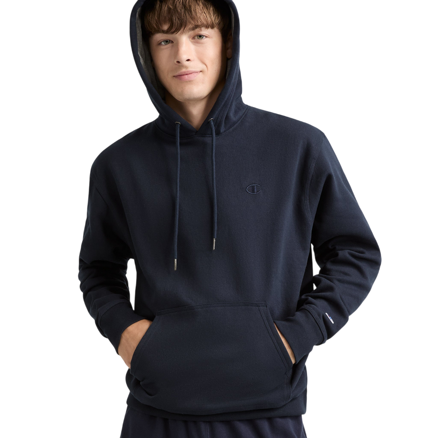 Champion Felpa Uomo Cappuccio 221995 BS501 M Blu – cotone, comfort, stile sportivo
