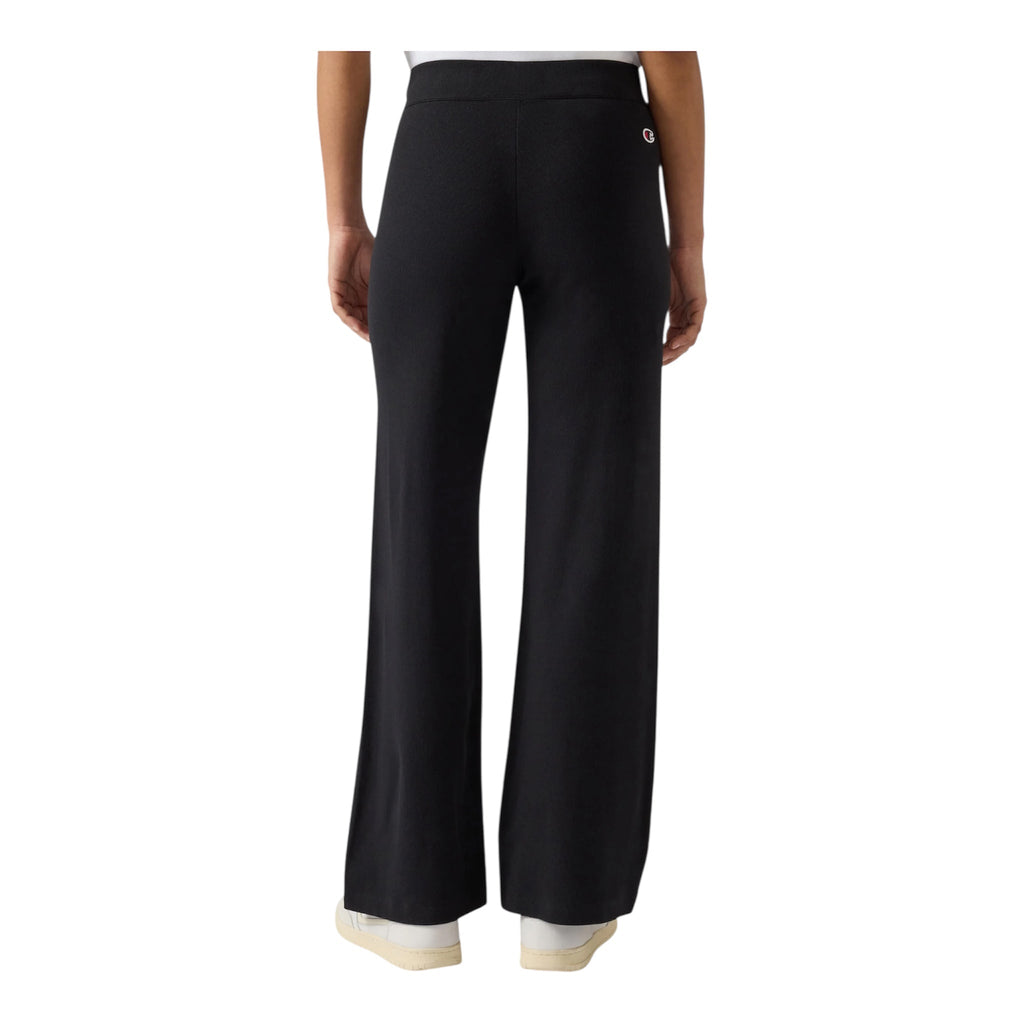 Champion Pantalone Wide Leg 118613 KK001 Donna Nero