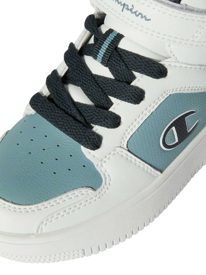 Champion Trainers RD18 2.0 S32412-WW022 bianco-cobalto | Sneakers bambino basket comfort velcro