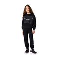 Champion tuta sportiva da ragazza 405236 KK001 nero con logo stampato - Comfort e stile per ogni occasione