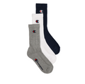 Champion Calzino di Media Altezza U34578 BS517 Grigio/Bianco/Blu - Confezione 3 Paia